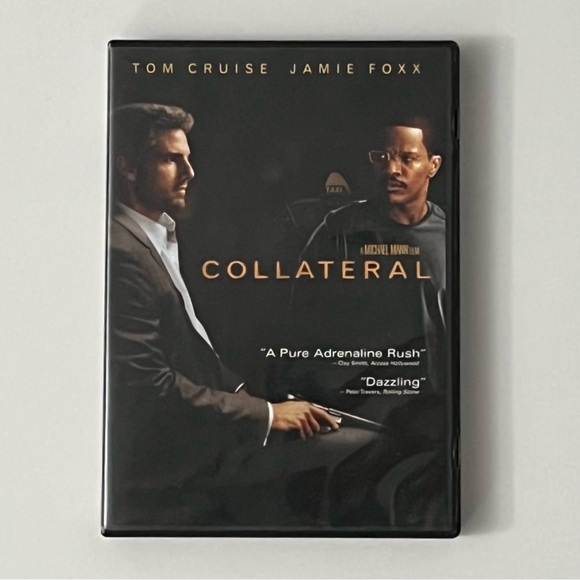 4/$20 Collateral Movie DVD Video Bonus Features Tom Cruise Jamie Foxx Action - Picture 1 of 7